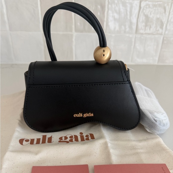 Cult Gaia Kazia Nano Leather Top Handle Bag - Picture 6 of 7